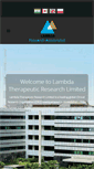 Mobile Screenshot of lambda-cro.com
